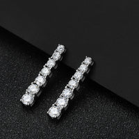 Moissanite Drop Earrings