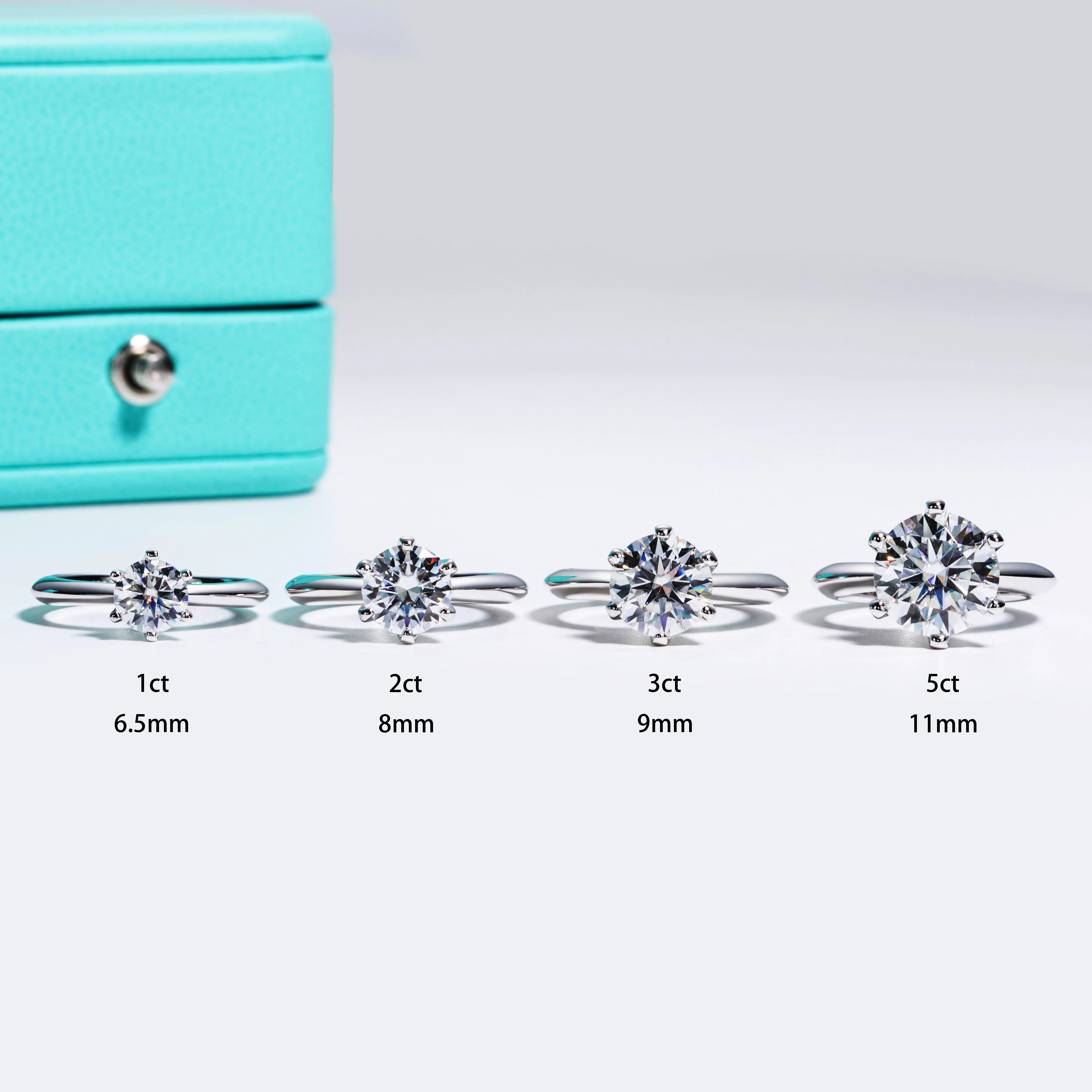 Engagement Ring – Elegant Moissanite Brilliance