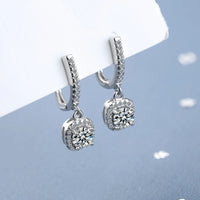 Suspended Halo Earrings – Weightless Sparkle