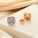 Crystal Radiance Stud Earrings