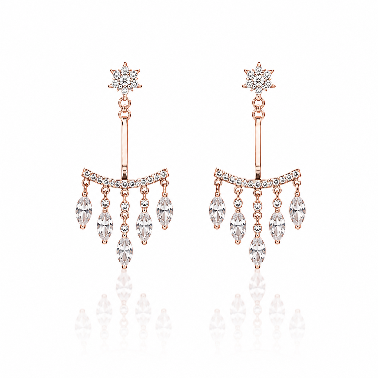 Rain of Light Earrings — A Delicate Glow