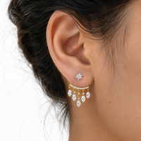 Rain of Light Earrings — A Delicate Glow