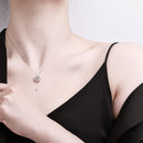 Kitten & Water Pearl Pendant Necklace