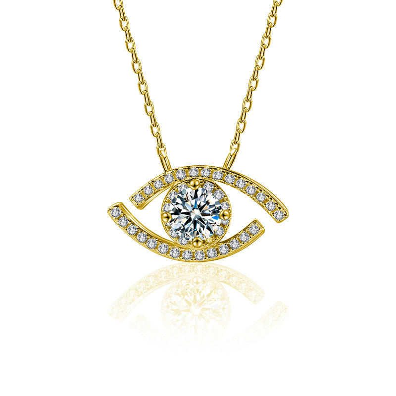 Awakening Eye Pendant Necklace – Captivating Radiance