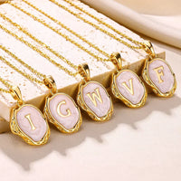 Deep Ocean Initial Necklace