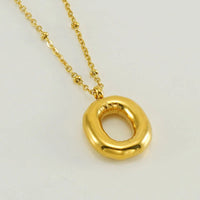 Floating Initial Necklace