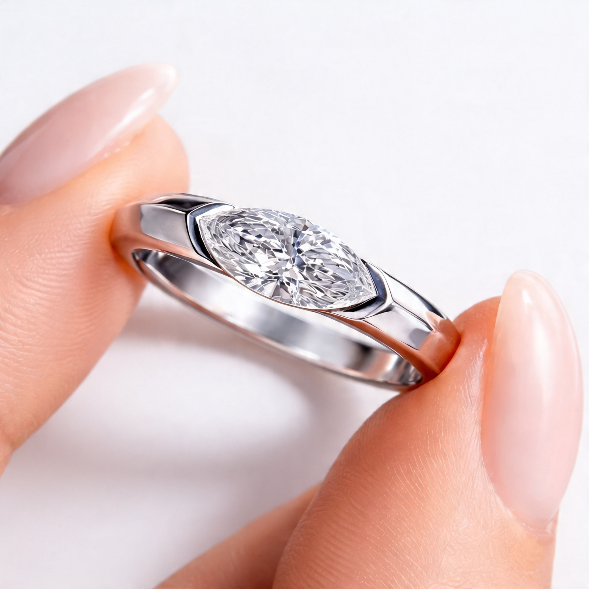Pure Marquise Ring – Graceful Line