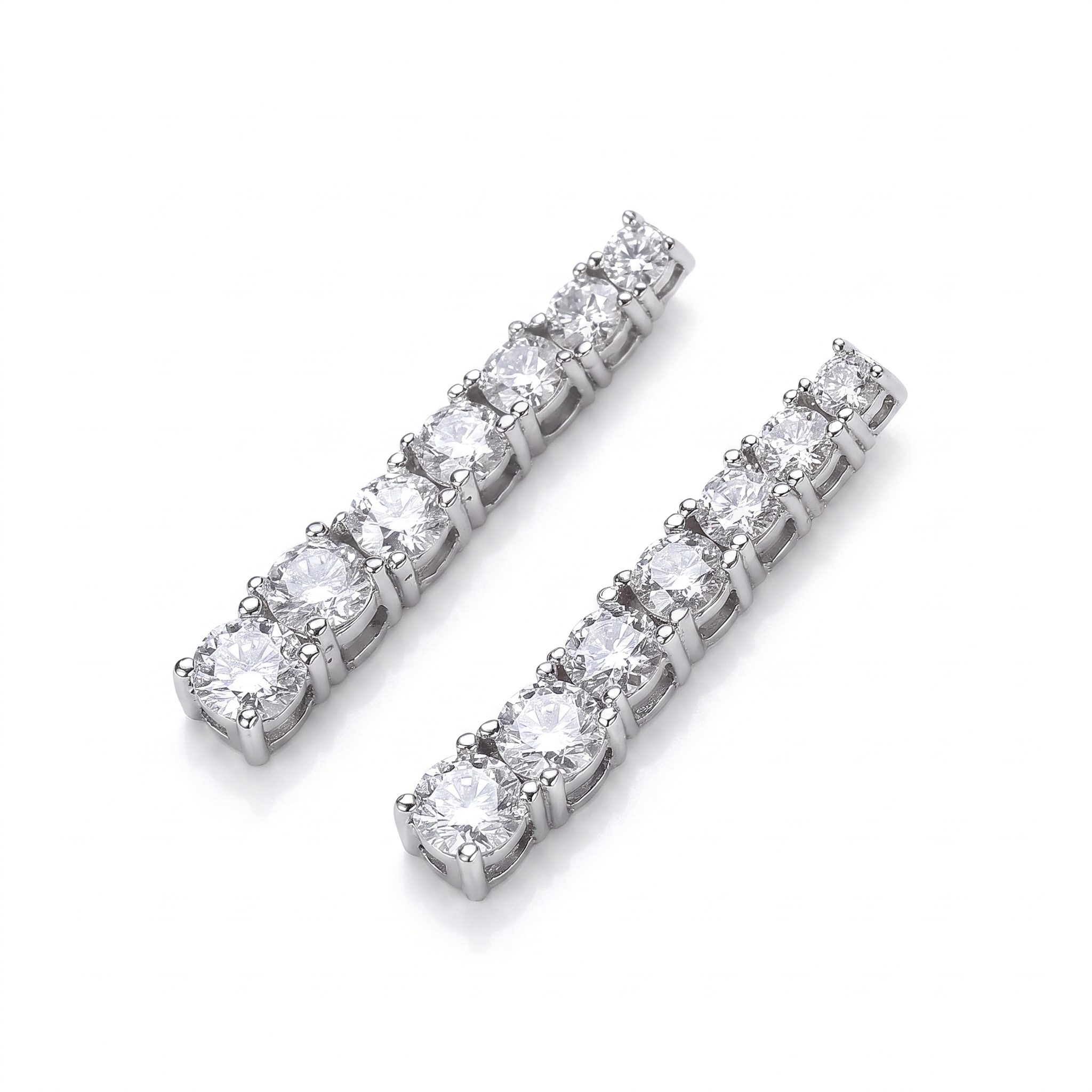 Moissanite Drop Earrings