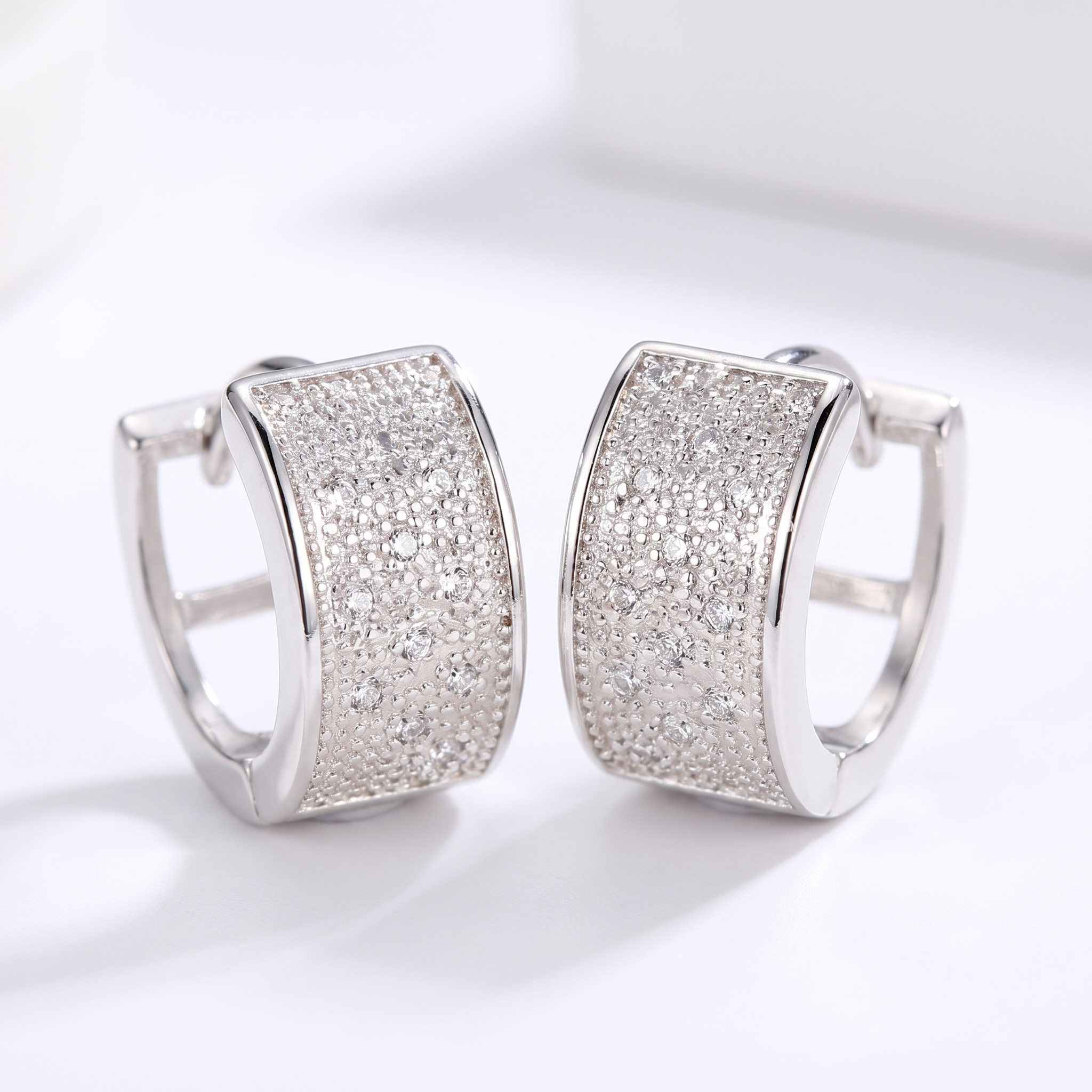 Signature Engraved Hoops