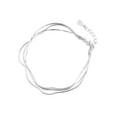 Elegant Triple Layer Bracelet
