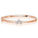 Heart-Shaped Moissanite Bracelet